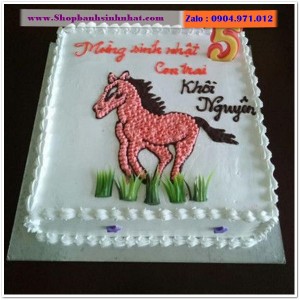 Bánh Sinh Nhật Con ngựa - YN27